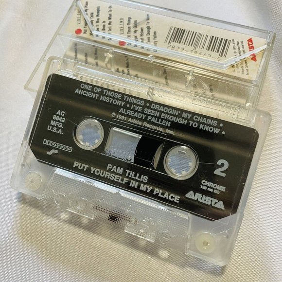 Pam Tillis Put Yourself In My Place Audio Music Cassette Tape TESTED - Picture 5 of 7